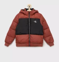 Calvin Klein dječja kvalitetna prošivena zimska jakna s kapuljačom