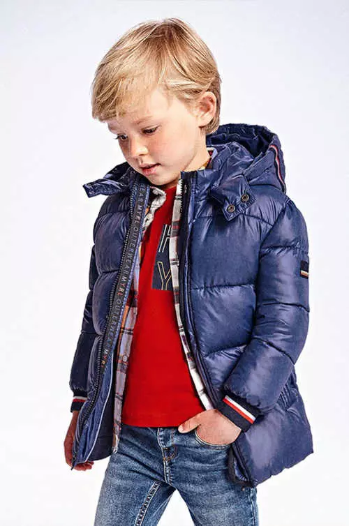 Dječja prošivena visokokvalitetna zimska jakna s kapuljačom na skidanje