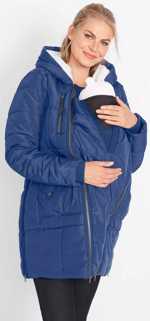Zimska jakna s postavom za trudnice i bebe