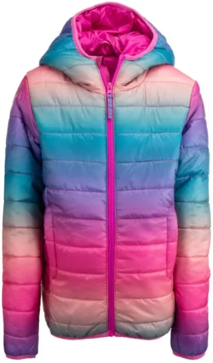 Prošivena zimska skijaška jakna za djevojčice Alpine Pro