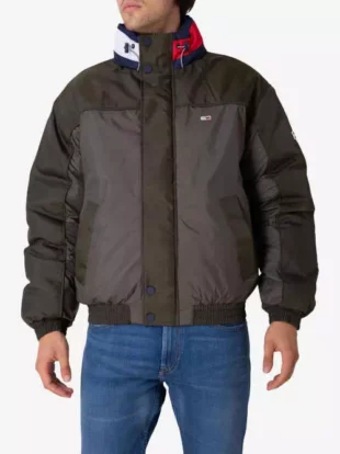 Smeđa zimska jakna Tommy Hilfiger modernog kroja